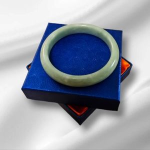 Rare Varied Green Veins Icy Jadeite Bangle Bracelet.